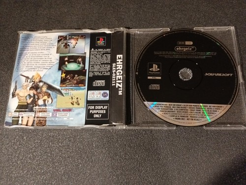 PS1 Playstation 1 PAL Ehrgeiz promo press press - Picture 2 of 2