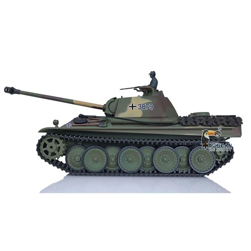 US Stock Heng Long 1/16 RC Tank 7.0 3879 German Panther G BB Infrered Battle - Picture 5 of 12