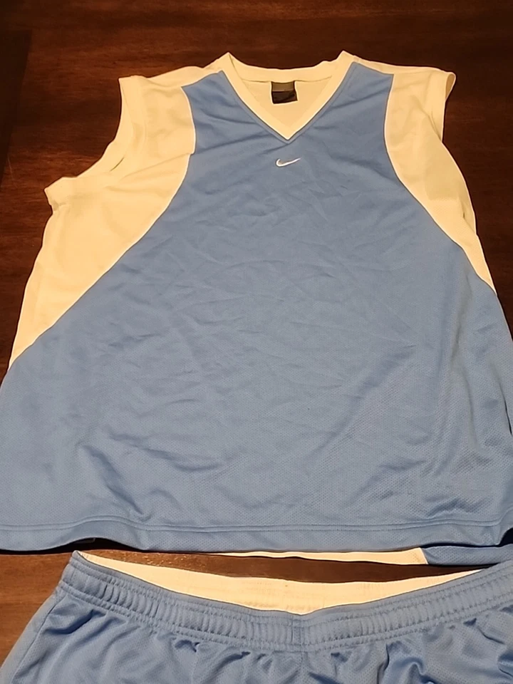 Vintage Nike Basketball Jersey Size XL 16-18 Y2K Center Swoosh Polyester Shorts - Image 2 of 4
