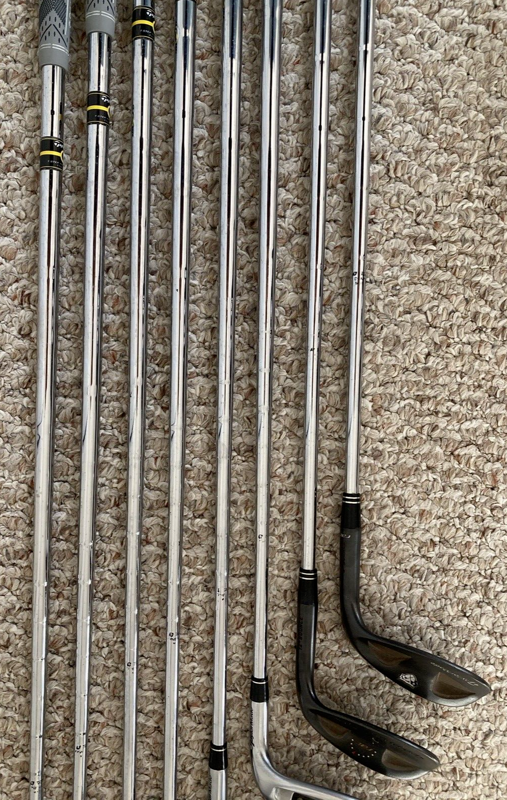 Taylormade Rac Inserts TaylorMade RAC LT RH Iron Set 5-9 PW GW SW Stiff Flex Tru Temper 110 ...