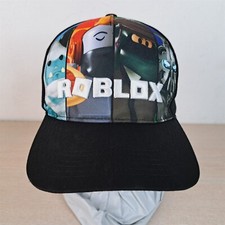 ROBLOX YOUTH ADJUSTABLE SNAPBACK BASEBALL HAT/CAP, BLACK, GAMING/OUTDOOR