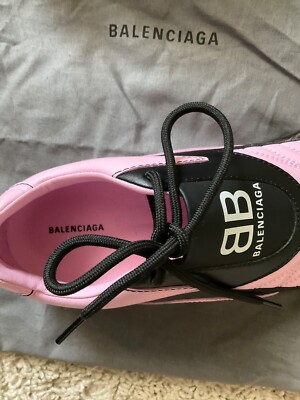 BALENCIAGA ZEN SNEAKERS PINK BLACK SIZE: EU 36 (US 6M) | eBay
