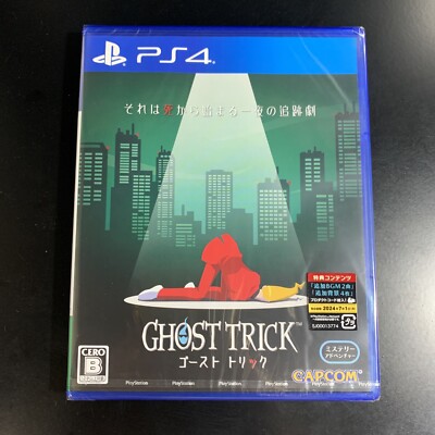 Unopened PS4 Ghost Trick Phantom Detective Sony PlayStation 4 Capcom Sealed