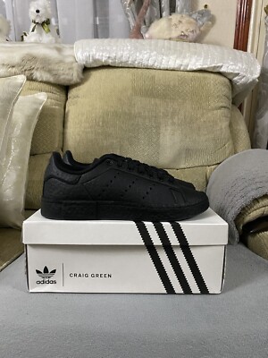 Adidas X Craig grün Stan Smith Boost schwarz Turnschuhe neu im Karton Größe 9,5 UK IF2991