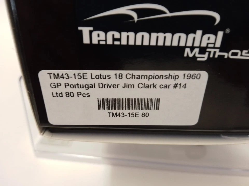 Tecnomodel Lotus 18 #14 Jim Clark Portugal GP 1960 1/43 TM43-15E - Bild 4 von 4