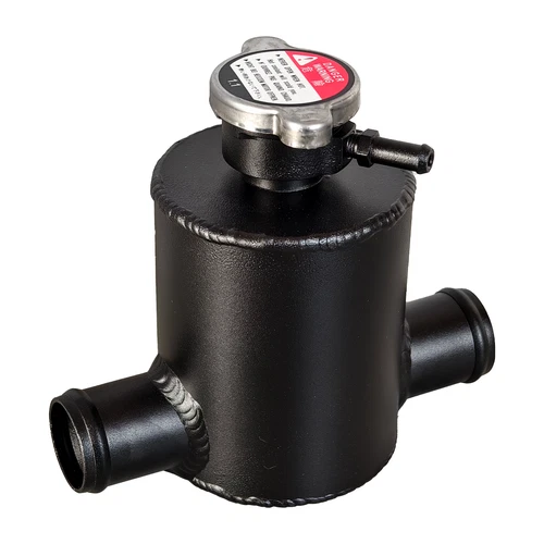 Tanque de cabezal de desbordamiento de refrigerante de aluminio 32 mm entrada / salida depósito expansión - Imagen 1 de 4