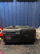 SONY CFM-10 Portable Boombox AM/FM Radio Cassette Tape Recorder - Tested WORKS