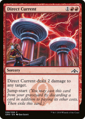 DIRECT CURRENT X 4 N/M GUILDS OF RAVNICA MAGIC THE GATHERING