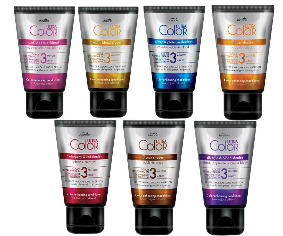 Joanna Ultra Color 3 Minutes Colour Enhancing Hair Conditioner 7 Colours 100g