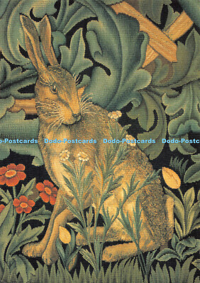 D076977 Victoria und Albert Museum. Wald Wandteppich Detail. Hase. W. Morris. Boa