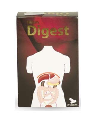 Lilium Digest 30 Capsules, Probiotics Gas, Constipation & Bloating Relief