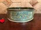 Vintage Pyrex Golden Harvest Round Metal Baking Dish Holder Carrier for #624