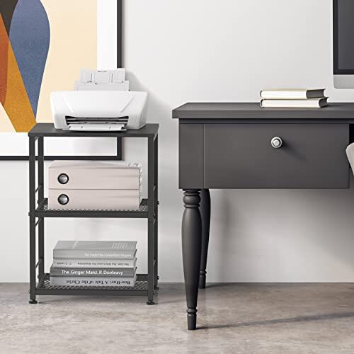 Small Side Table with Storage Nightstand for Bedroom Bedside Tables