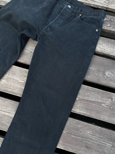 Levis 501 Vintage Made in Hungary Black Denim Jeans Size W34 L30 - Picture 16 of 17