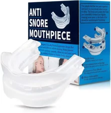 Sleep Aid Prevent Snore Silicone Anti Snoring Mouthpiece Guard Pure Night Sleep