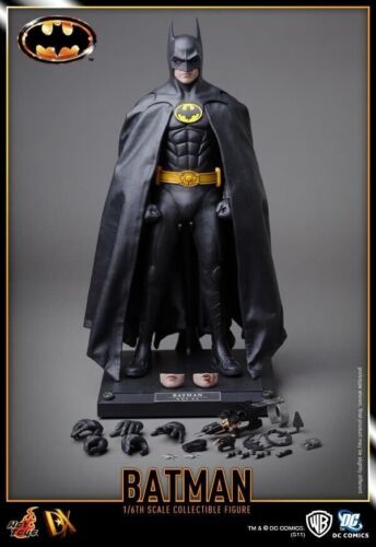 FIGURA HOT TOYS DX09 BATMAN '89 MICHAEL KEATON ESCALA 1/6 NUEVA EE. UU. Precintado - Imagen 2 de 2