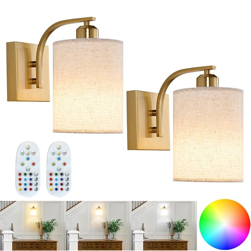 Set of 2 Touch Control Bedside Table Lamps with 2 USB Charging Ports for Bedroom