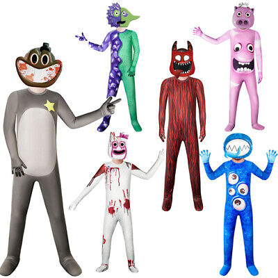 Game Rainbow Friends Red Guy Blue Green Purple Orange Monster Cosplay  Costume Anime Jumpsuit Adult Child Hallowen Bodysuit Suit