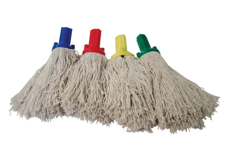 ROBERT SCOTT Exel Socket 250g Cotton Yarn Mop Head Colour Coded push fit socket Cleaning Mess