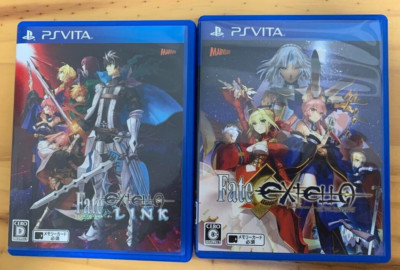 Fate/Extella The Umbral Star & Link 2 Spiele Set PS Vita PSV Japanisch Ver Getestet