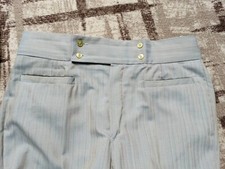 1960s vintage handtailored bespoke classic all worsted 2 buttons striped suit