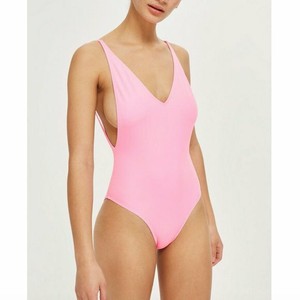 neon plunge swimsuit