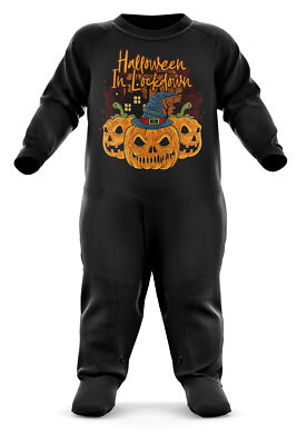 Baby Halloween im Lockdown Strampler lustig einfach einzigartig Kostüm