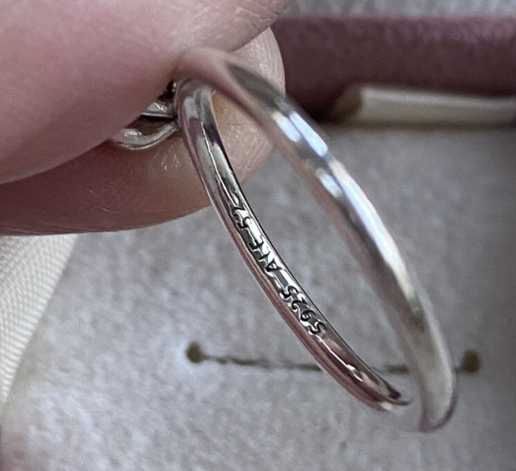 Genuine Pandora Silver  Daisy Patterned  Ring , S… - image 7