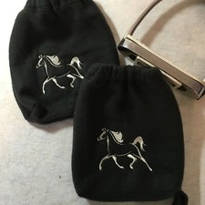 English, Iron Covers, Stirrup Protectors, Bags Silver Trotter