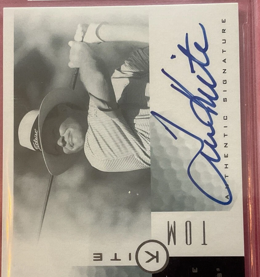 TOM KITE ~ BGS 9/10 ~ 2001 SP Authentic Sign of the Times Autograph #TK ~ HOF - Image 3 of 4