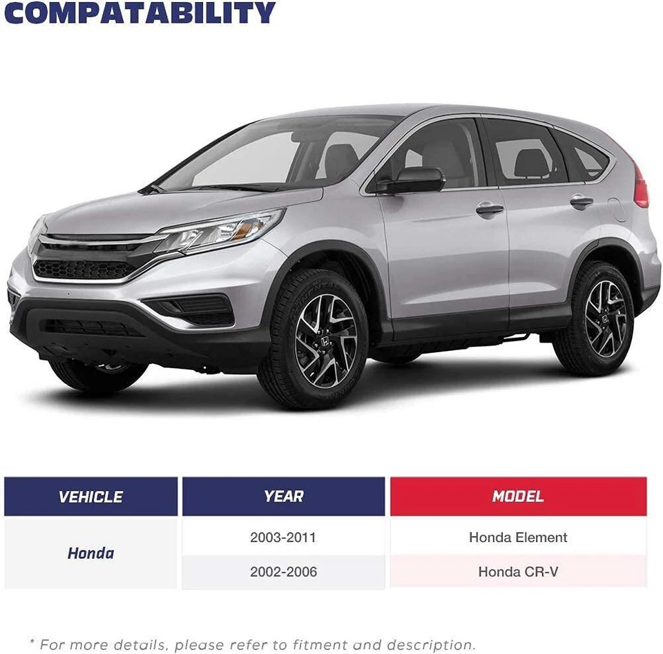 Kit de inclinación de brazo de control trasero ajustable para Honda CRV 02-06 Element 03-11 tracción delantera/AWD Foto 2 de 4