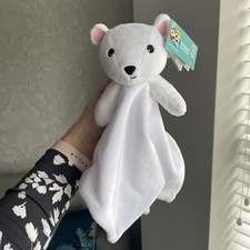 Tesco polar bear go play Comforter Blankie Baby Soft Toy Blanket Dou white
