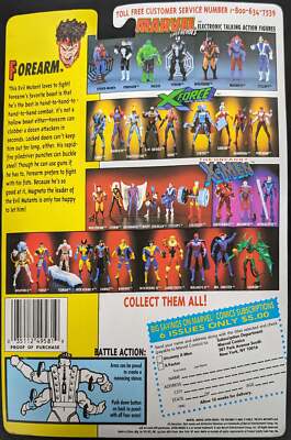 1992 Toy Biz Marvel Comics Action Figures: Forearm | eBay