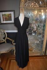 V1403 MORILEE 712 SZ 12 BLACK $220 WRAP CHANGE STYLES  FORMAL PROM  GOWN DRESS