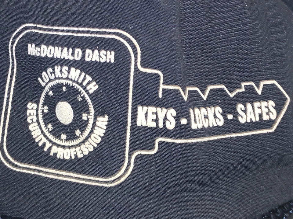 MCDONALD DASH СЛЕСАРЬ ПОСТАВКИ ШЛЯПА КРЫШКА РЕГУЛИРУЕМЫЙ БЕЙСБОЛКИ ПРОФЕССИОНАЛЬНЫЙ ВИНТАЖНЫЙ - Изображение 2 из 4