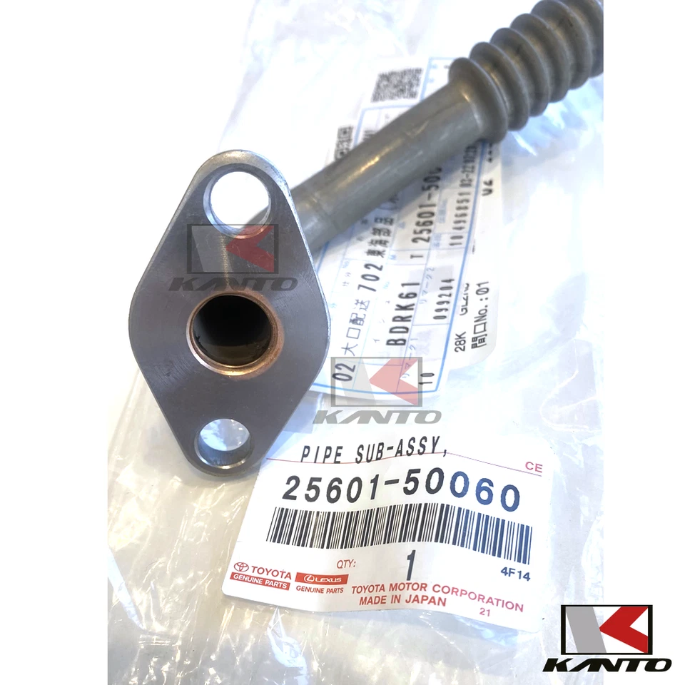 Subconjunto de tubería EGR genuino Lexus 25601-50060 LS400 1995-1998 Foto 2 de 4