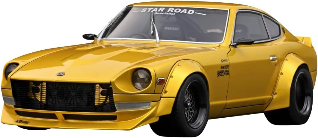 ignition model 1/18 Nissan Fairlady Z (S30) STAR ROAD Yellow ignition model 1/18 Nissan Fairlady Z (S30) STAR ROAD Yellow