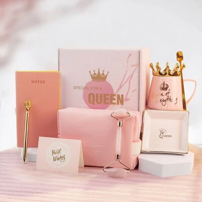 Royal Gifts Set for Women Girls Crown Mug with Card