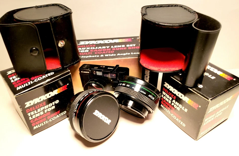 Zykkor Wide Angle & Telephoto Lenses For Canon Sure Shot BRAND NEW - Image 4 of 4