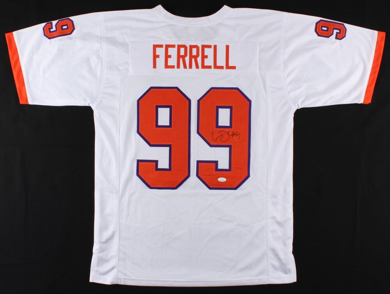 Clelin Ferrell Signed Clemson Tigers Jersey (JSA COA) #4 Overall Pck 2019 Draft