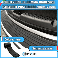 PROTEZIONE NERA PARAURTI POSTERIORE BAGAGLIAIO PER ALFA ROMEO STELVIO