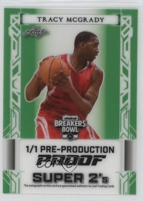 2024 Leaf Whatnot Breakers Bowl Super 2's 1/1 Tracy McGrady #S2-16 HOF w7p
