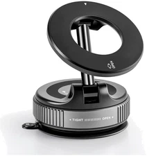 Car Phone Holder Mount Magsafe [ Strongest Suction & Magnetic] Ultra Vacuum S...