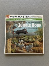 1966 Walt Disney Jungle Book View Master Packet B363 Vintage 3 Reel Set w/ Book