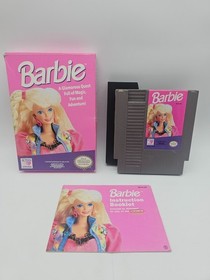 Barbie NES Nintendo Complete CIB Authentic! Rare!