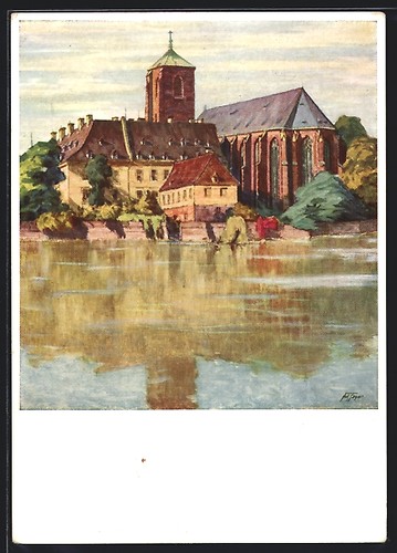 Ansichtskarte Breslau, St. Maria auf dem Sande