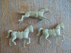 1950's MARX  Fort Dearborne/Apache Playset set of  45mm Cavalry Horses