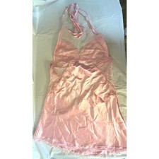Dolls Kill Sugar Thrillz Satin Slip Dress Pajama Lace Trim Size: XS