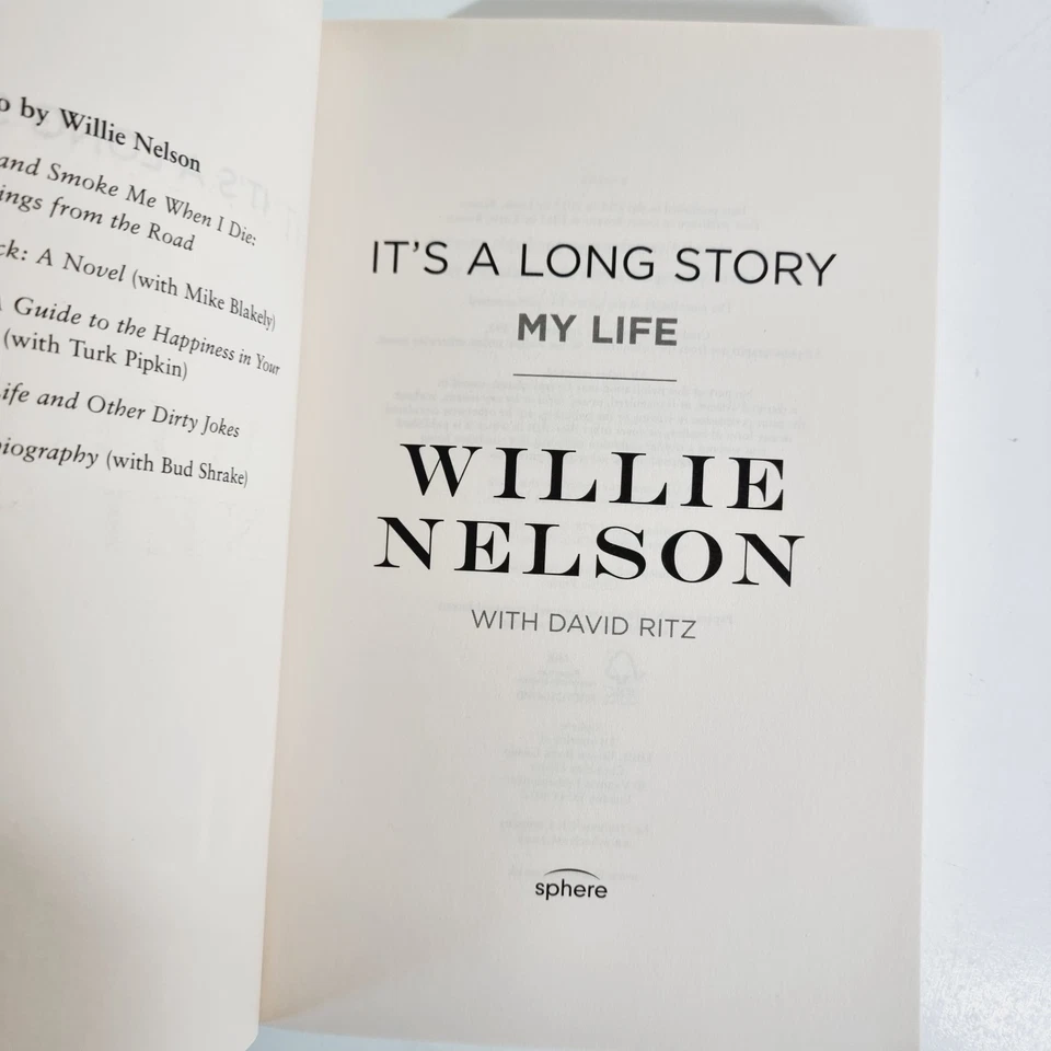 My Life: It's a Long Story by Willie Nelson (2016) - Paperback - Sent Tracked - image 3 of 4