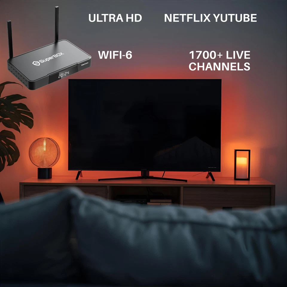 2025 Android SuperBox S6 Pro - 24/7 - 365 Lifetime Support 1 Day Free Shipping - Image 4 of 4